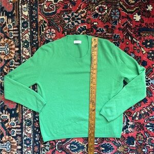 Italic Cashmere Green Crew Neck Sweater